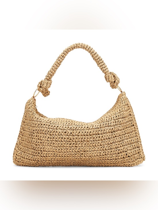 8 Other Reasons Handbags - 8 Other Reasons Shelly Crochet Bag in Khaki
